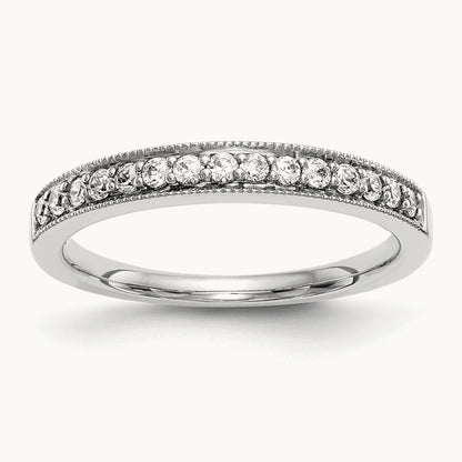 Diamond Band, 14K White Gold