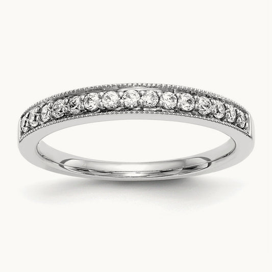 Diamond Band, 14K White Gold