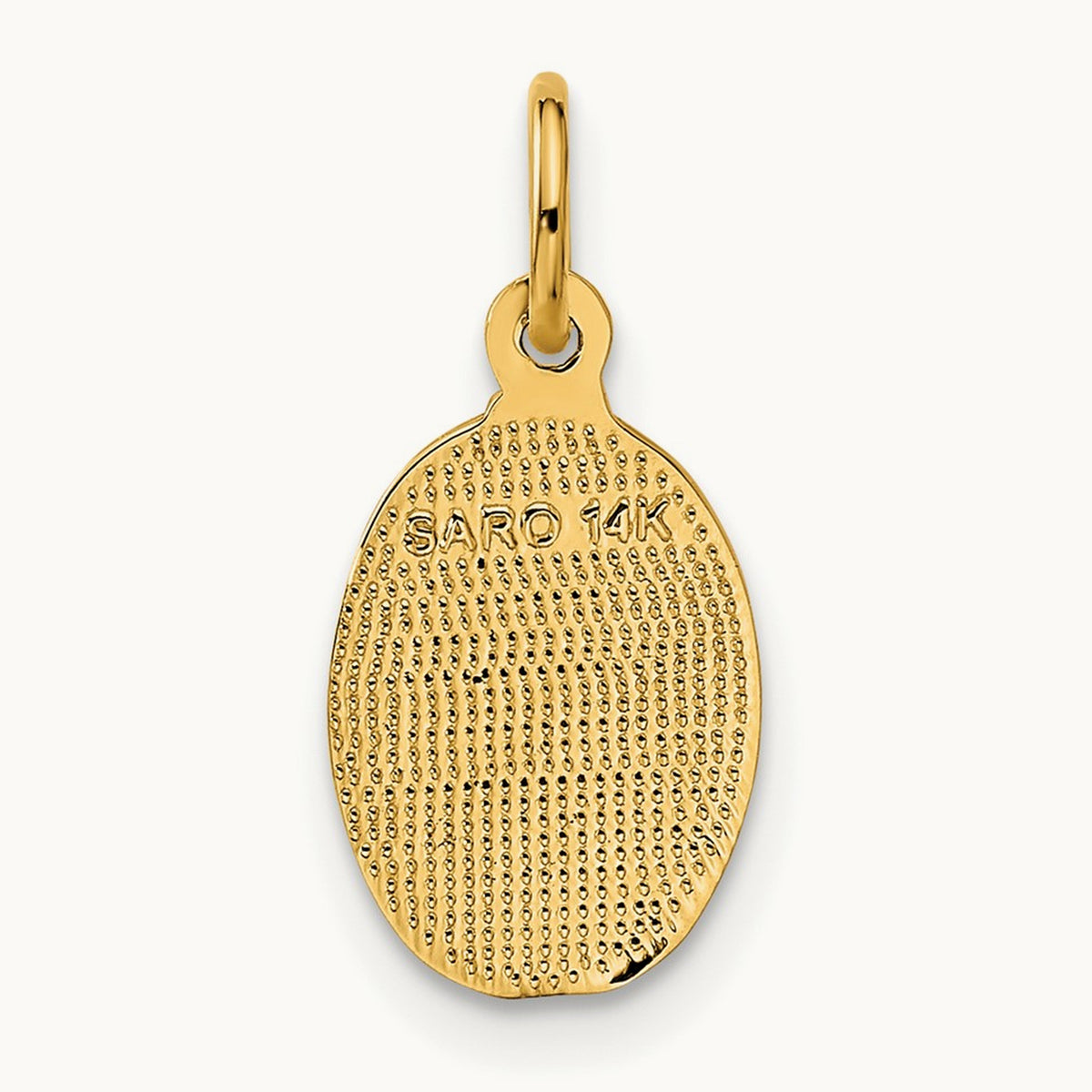 Saint Christopher Medal Charm, 14K