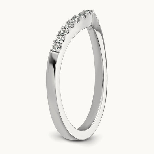 Diamond Band, 14K White Gold