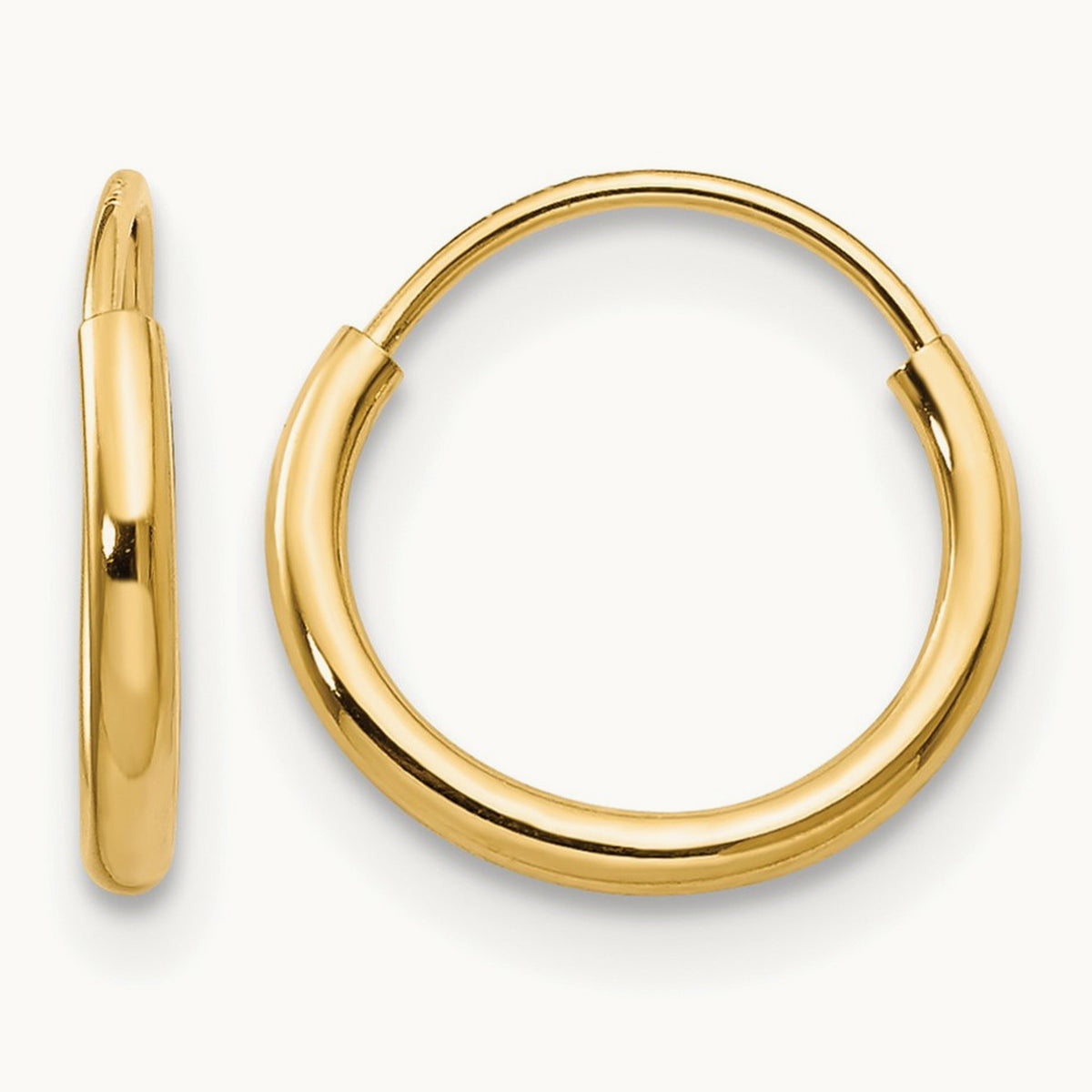 Madi K Endless Hoop Earrings, 14K