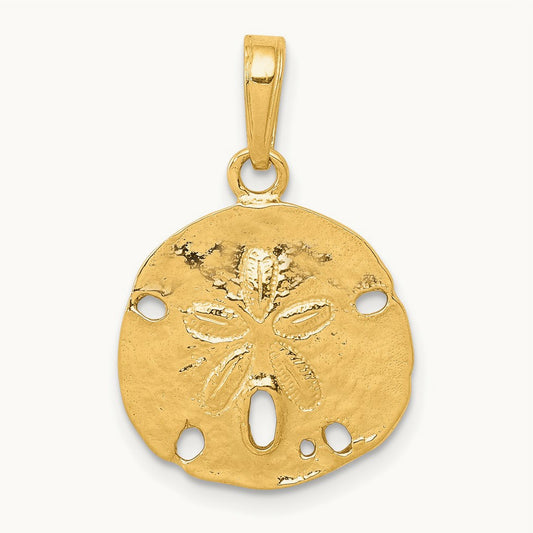 Polished Sand Dollar Pendant