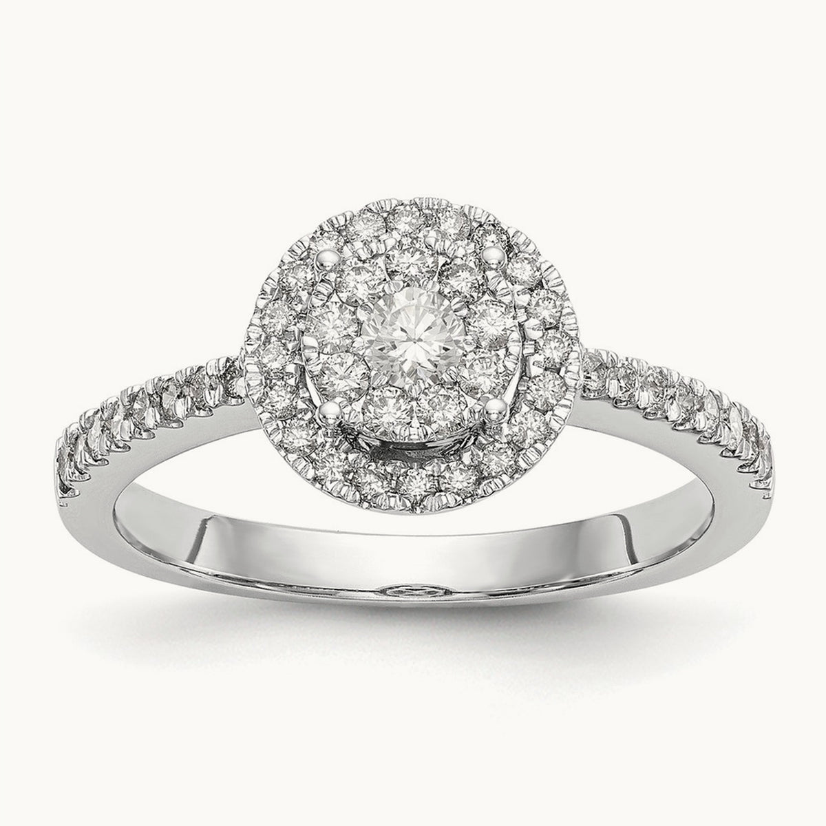 Cluster Engagement Ring — VS/SI (Great), 7