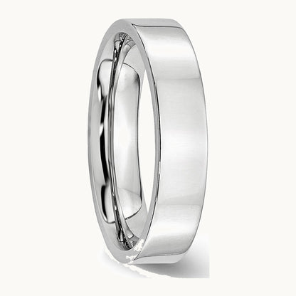 Cobalt Flat Polished Band — 5mm