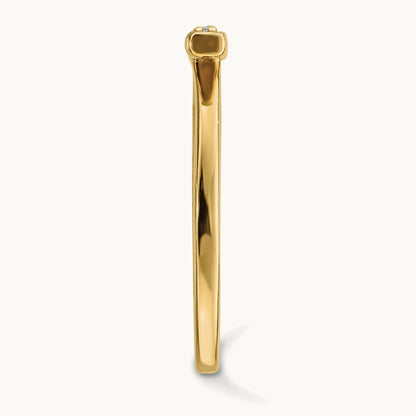 Diamond Bar Ring — 14K Yellow Gold