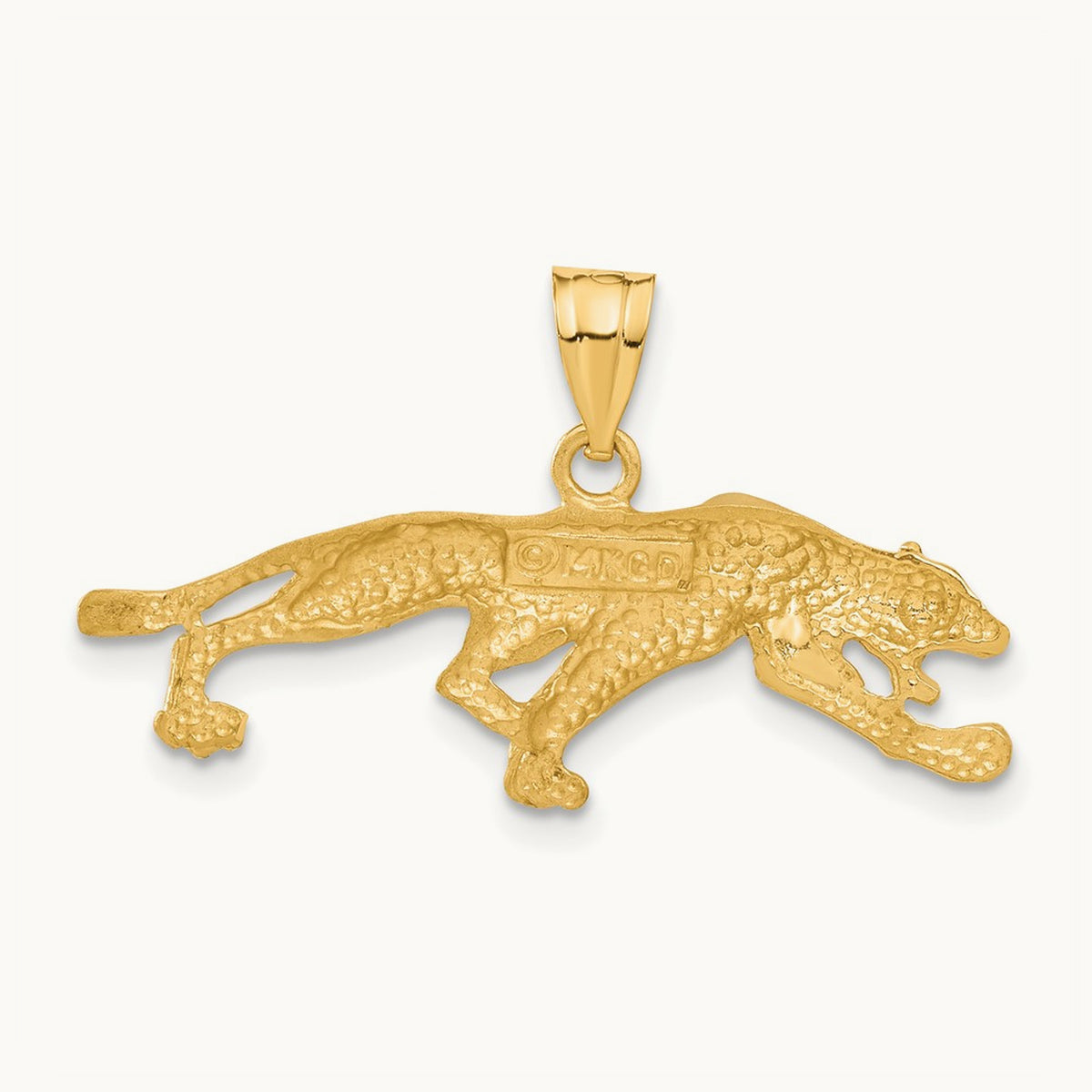 Panther Pendant, 14K