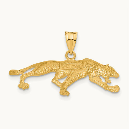 Panther Pendant, 14K