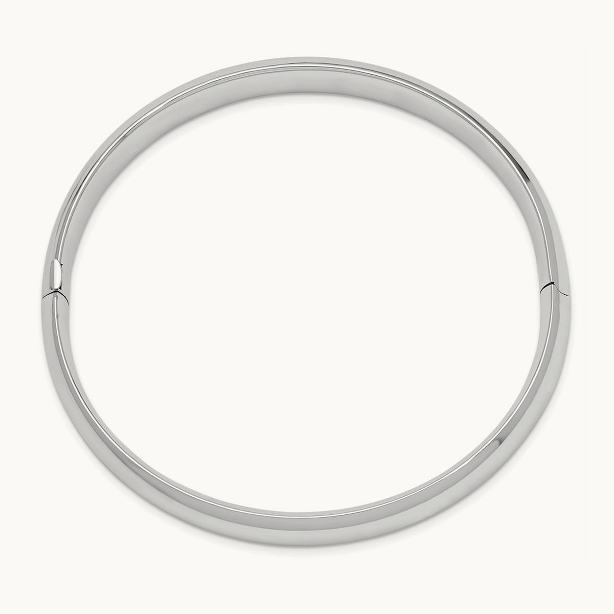 High Polished Hinged Bangle — 10.00mm