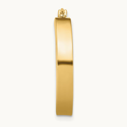 Single 14k Polished Hoop Earring