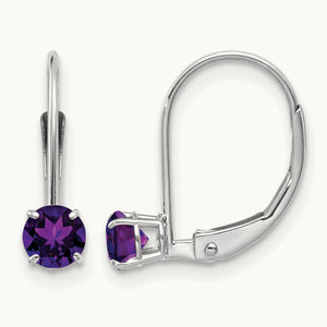 Amethyst/February Earrings — photo set
