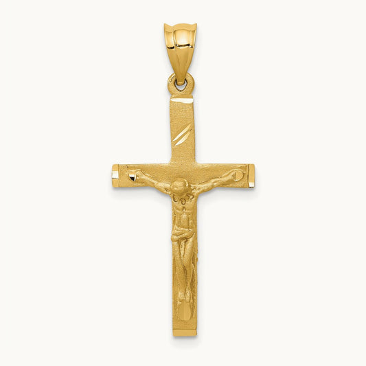 Crucifix Pendant, 14K