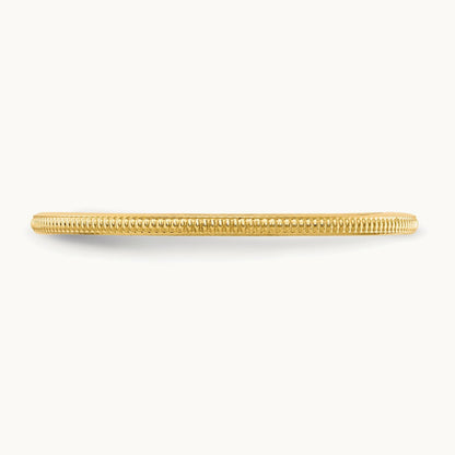 Milgrain Stackable Band — 14K Yellow Gold, 1.2mm