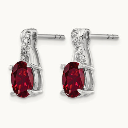 Ruby and Diamond Earrings — photo set