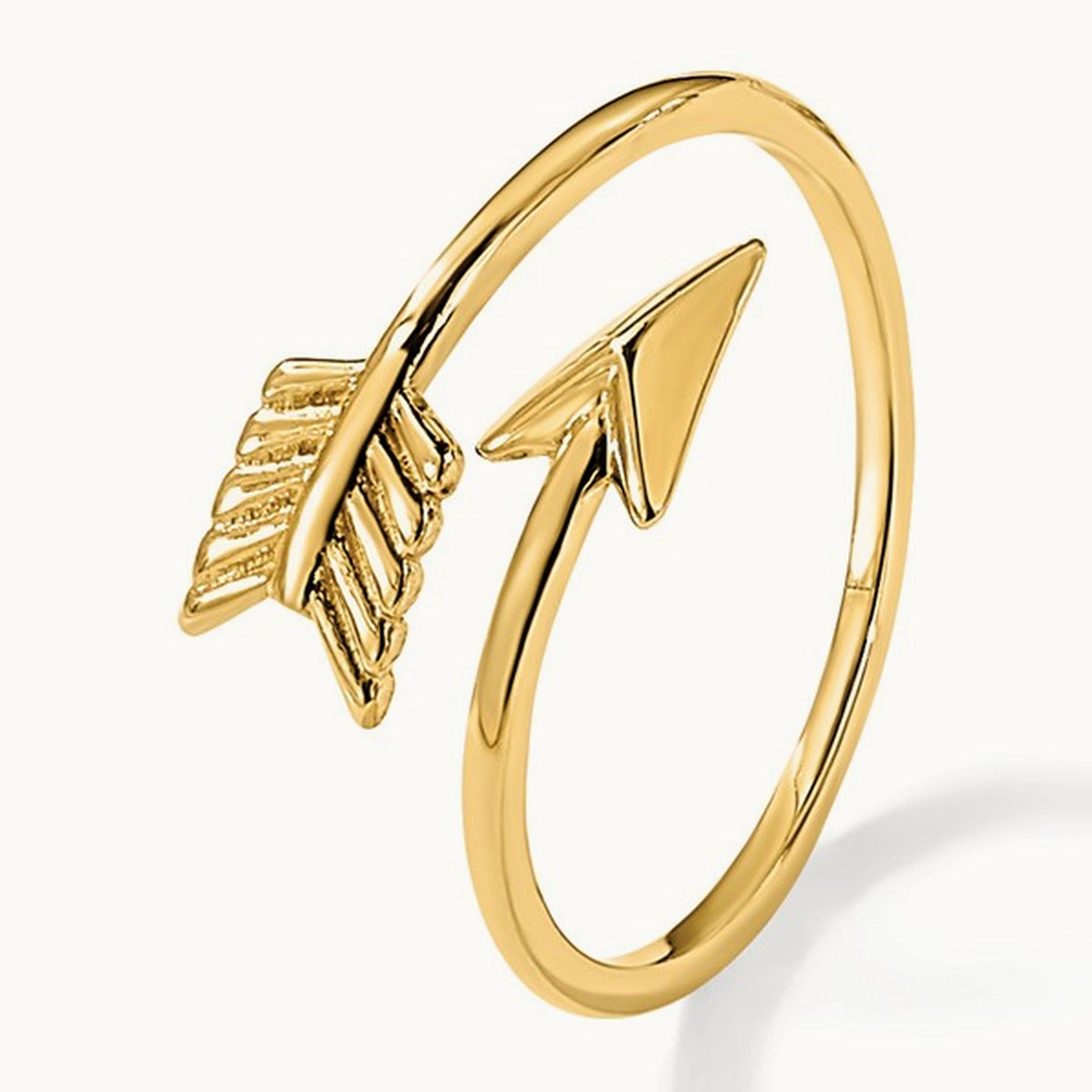 Polished Arrow Ring, 14K