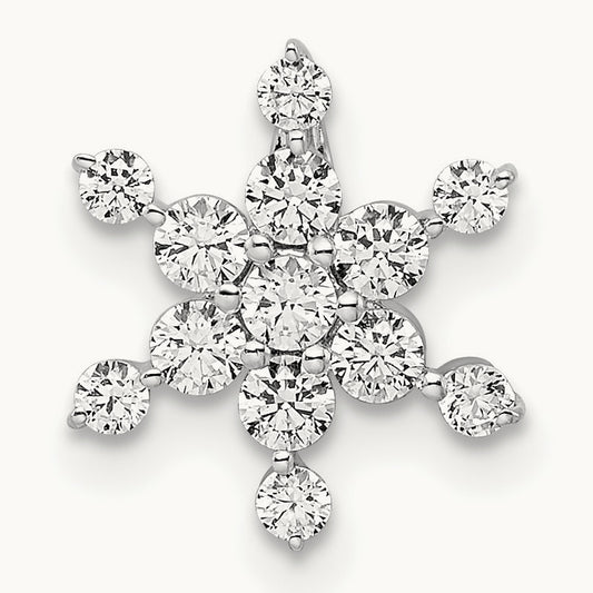 Star Chain Slide Pendant, 0.50 ct tw Lab-Grown Diamond