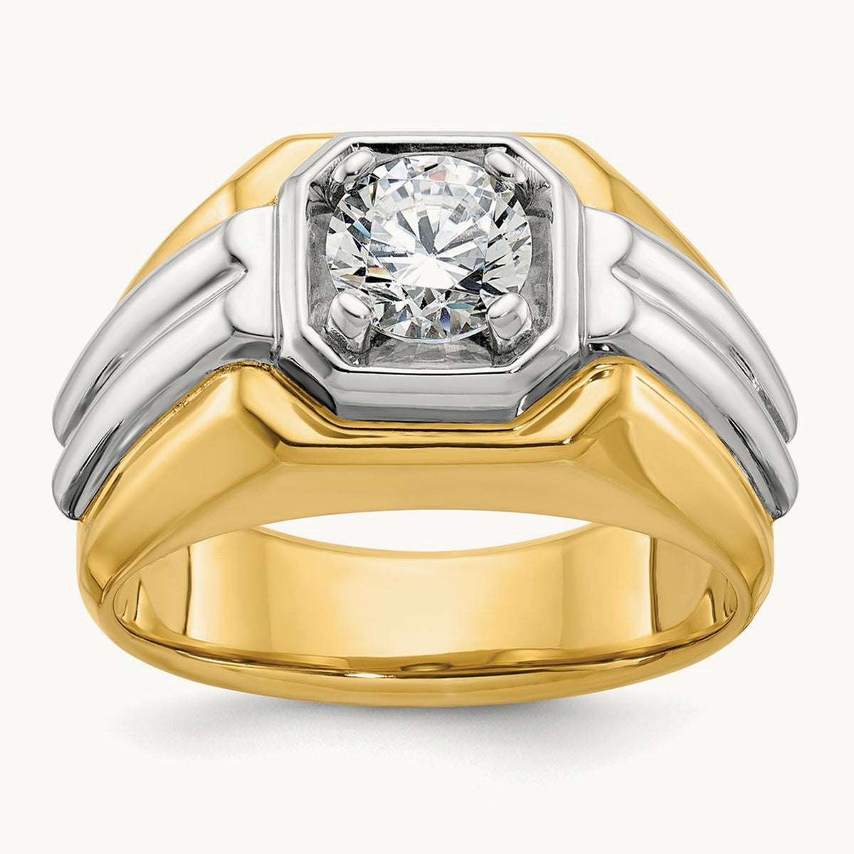 Men's Ring, 1.00 ct tw Lab-Grown Diamond