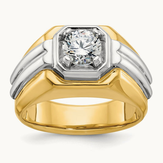 Men's Ring, 1.00 ct tw Lab-Grown Diamond