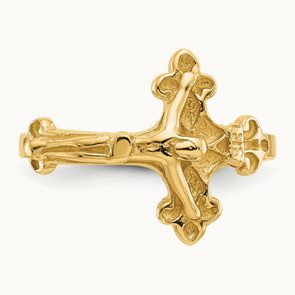 Crucifix Ring, 14K