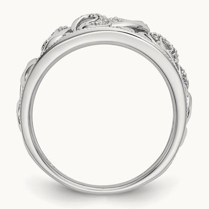 Diamond Band, 14K White Gold