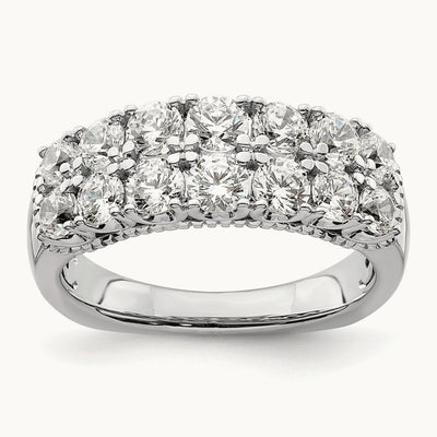 Double Row Band, 1.50 ct tw Lab-Grown Diamond