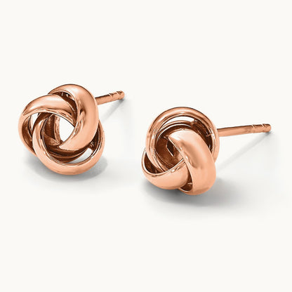 Polished Post Earrings — Leslie's — 14K Rose Gold