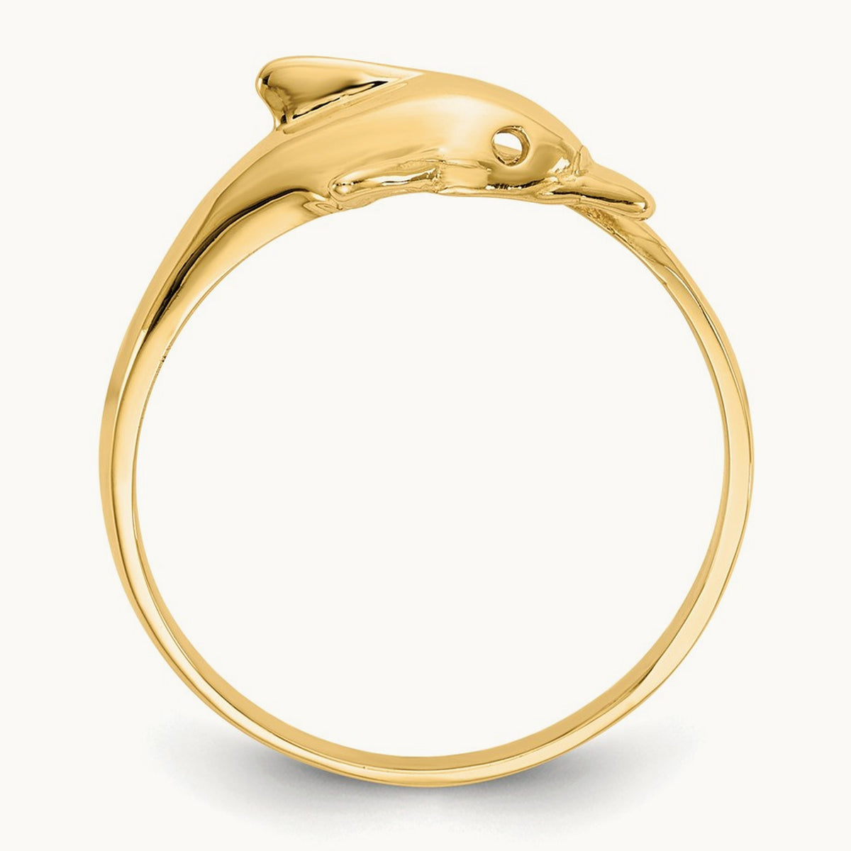 Dolphin Ring, 14K