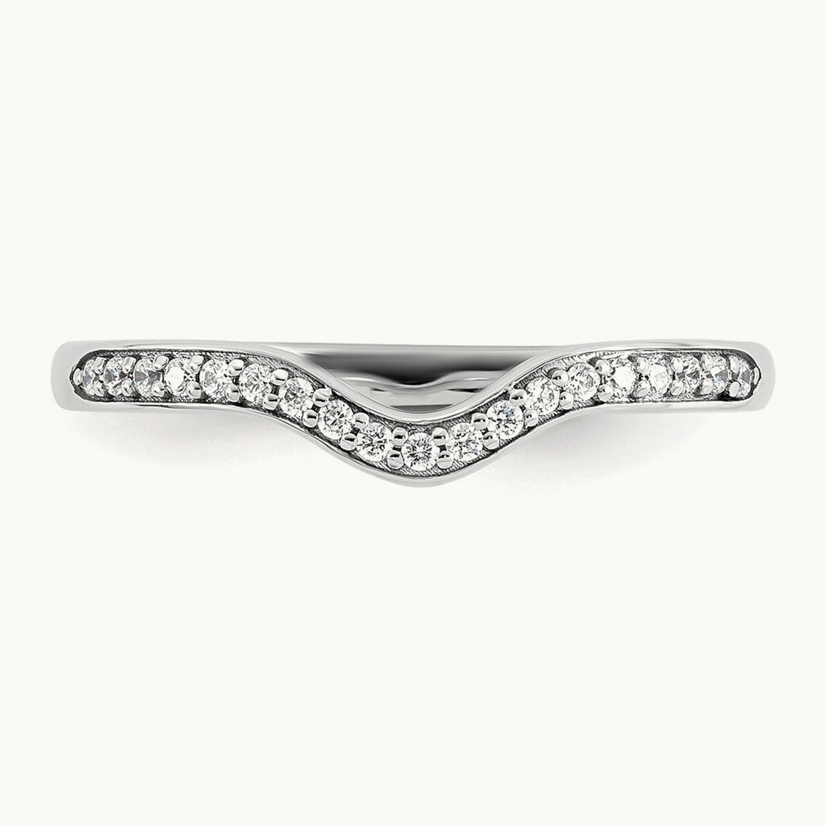 Wedding Band, 0.10 ct tw Lab-Grown Diamond