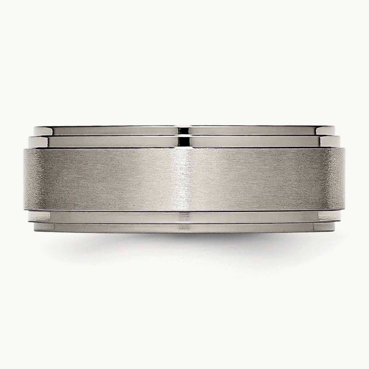 Brushed Center Double Step Ridged Edge Band — photo set