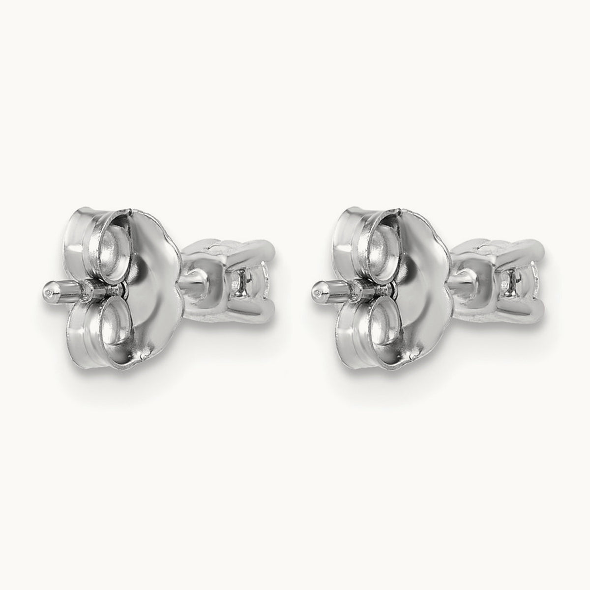 Round Heavyweight Stud Earrings, 0.10-7.00 ct tw Lab-Grown Diamond — 1/6 ct, 14K White Gold