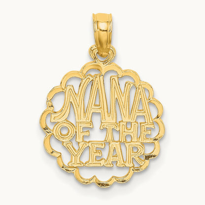 NANA OF THE YEAR Charm, 14K