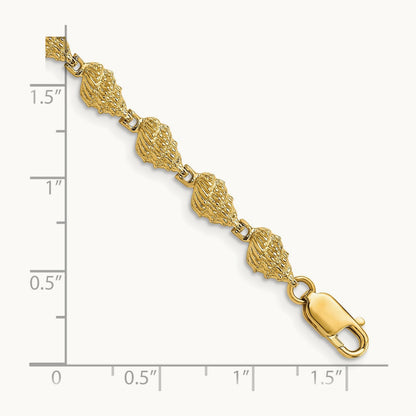 Conch Shell Bracelet — 7mm