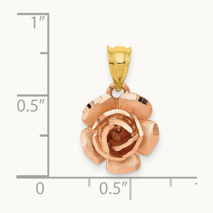 Charm, 14K Two-tone Rose