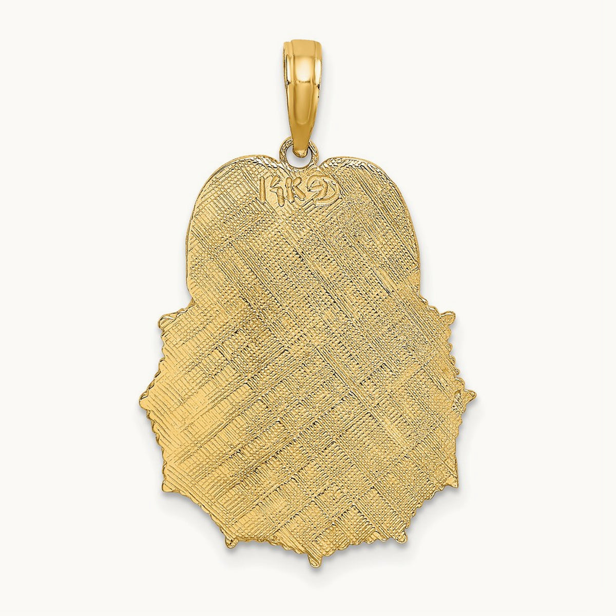 FIREFIGHTER FIRE DEPT. Badge Charm, 14K