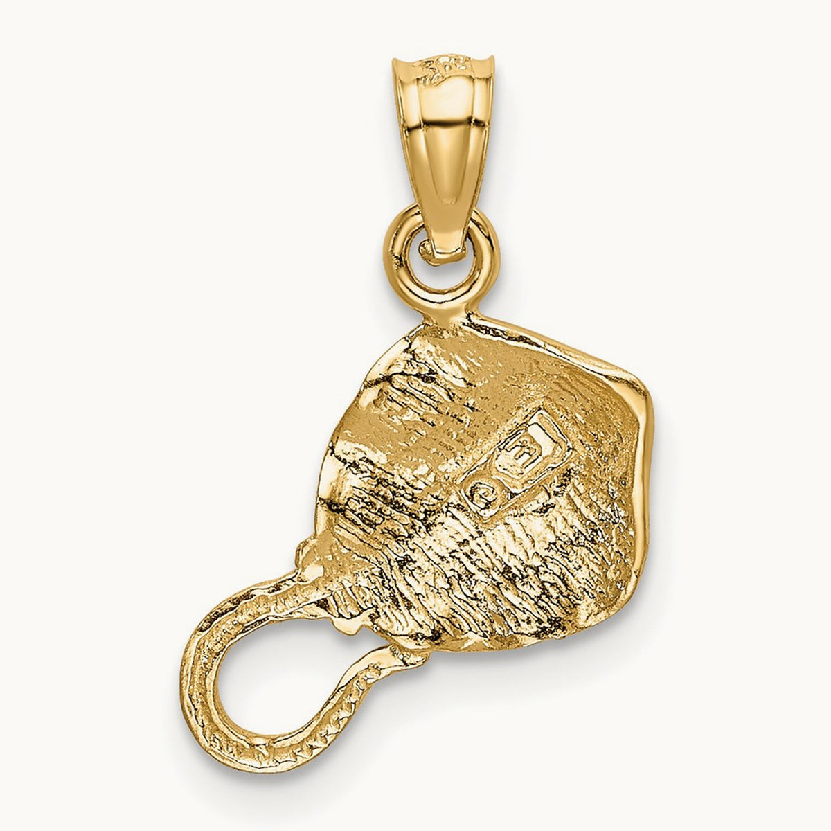 Stingray Pendant, 14K