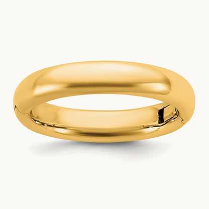 CLIQ Hinged Comfort Fit Wedding Band, 4mm, 14K Yellow Gold