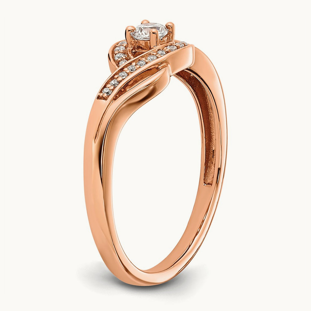 Petite Engagement Ring, 0.20 ct tw Lab-Grown Diamond