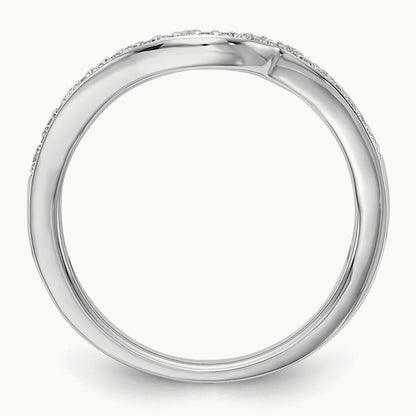 Diamond Wedding Band, 14K White Gold