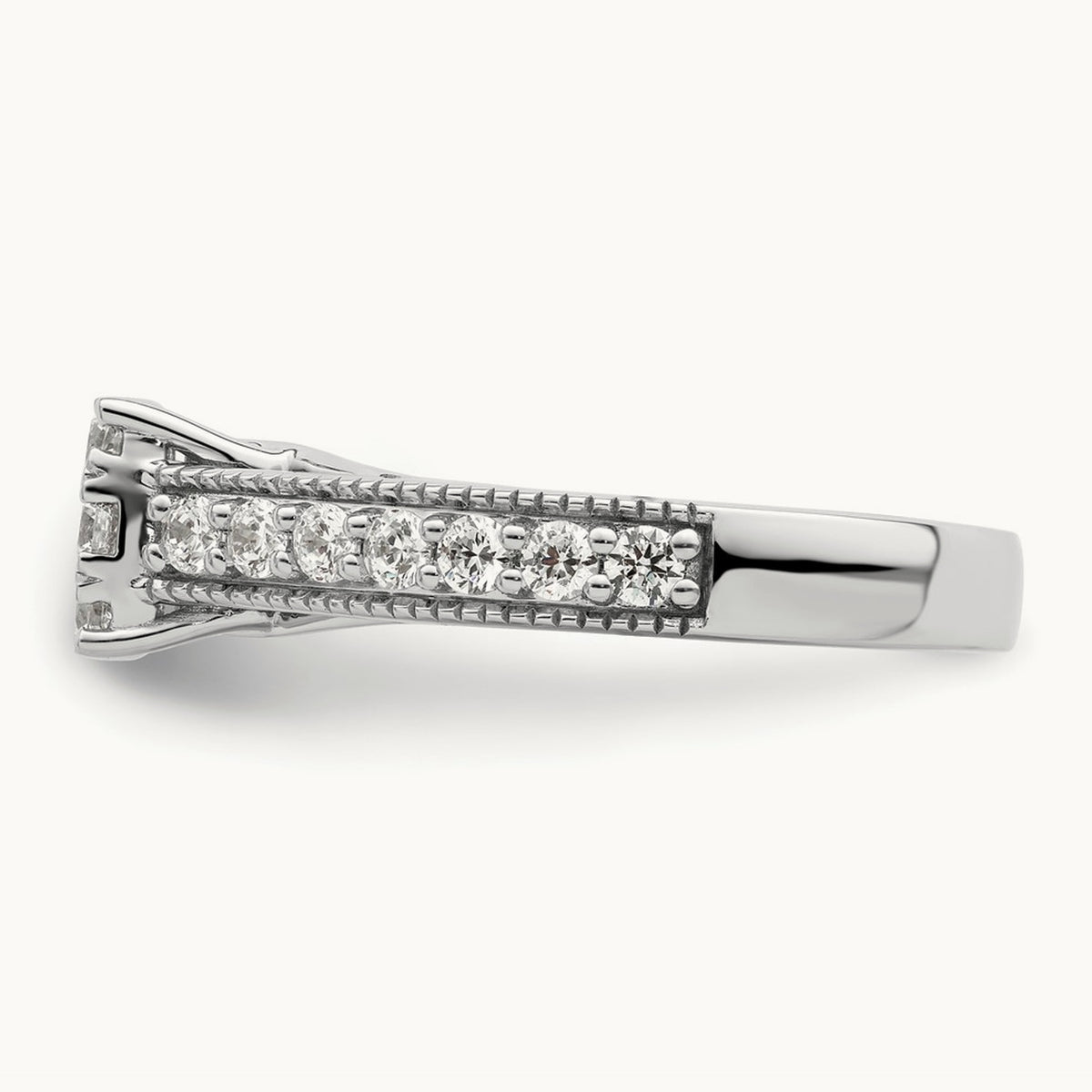 Cluster Engagement Ring, 1.00 ct tw Lab-Grown Diamond