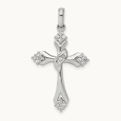 1/5ct. Diamond Cross Pendant — photo set