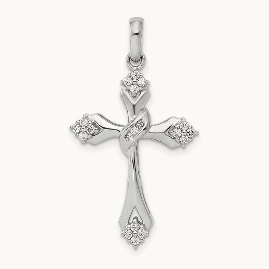 1/5ct. Diamond Cross Pendant — photo set