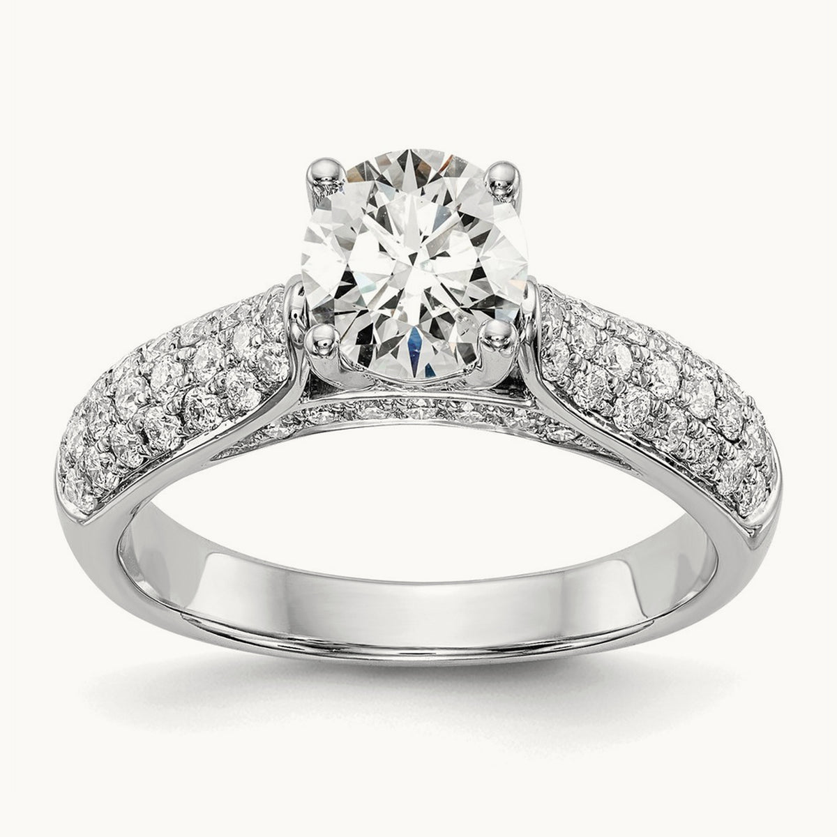 Semi-Mount Engagement Ring, 0.75 ct tw