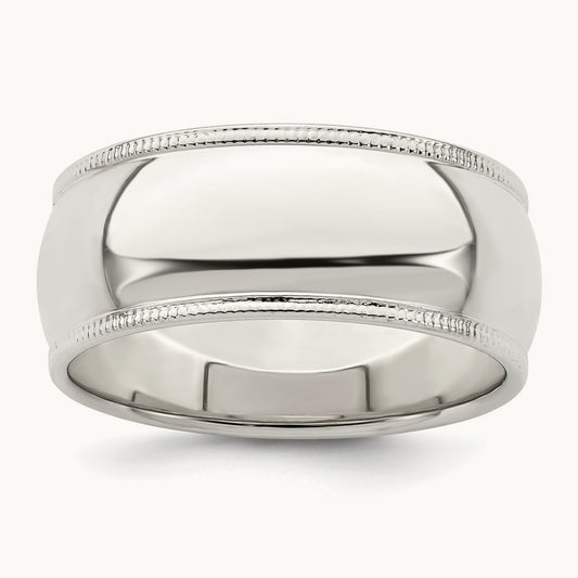 Half Round Milgrain Band — photo set