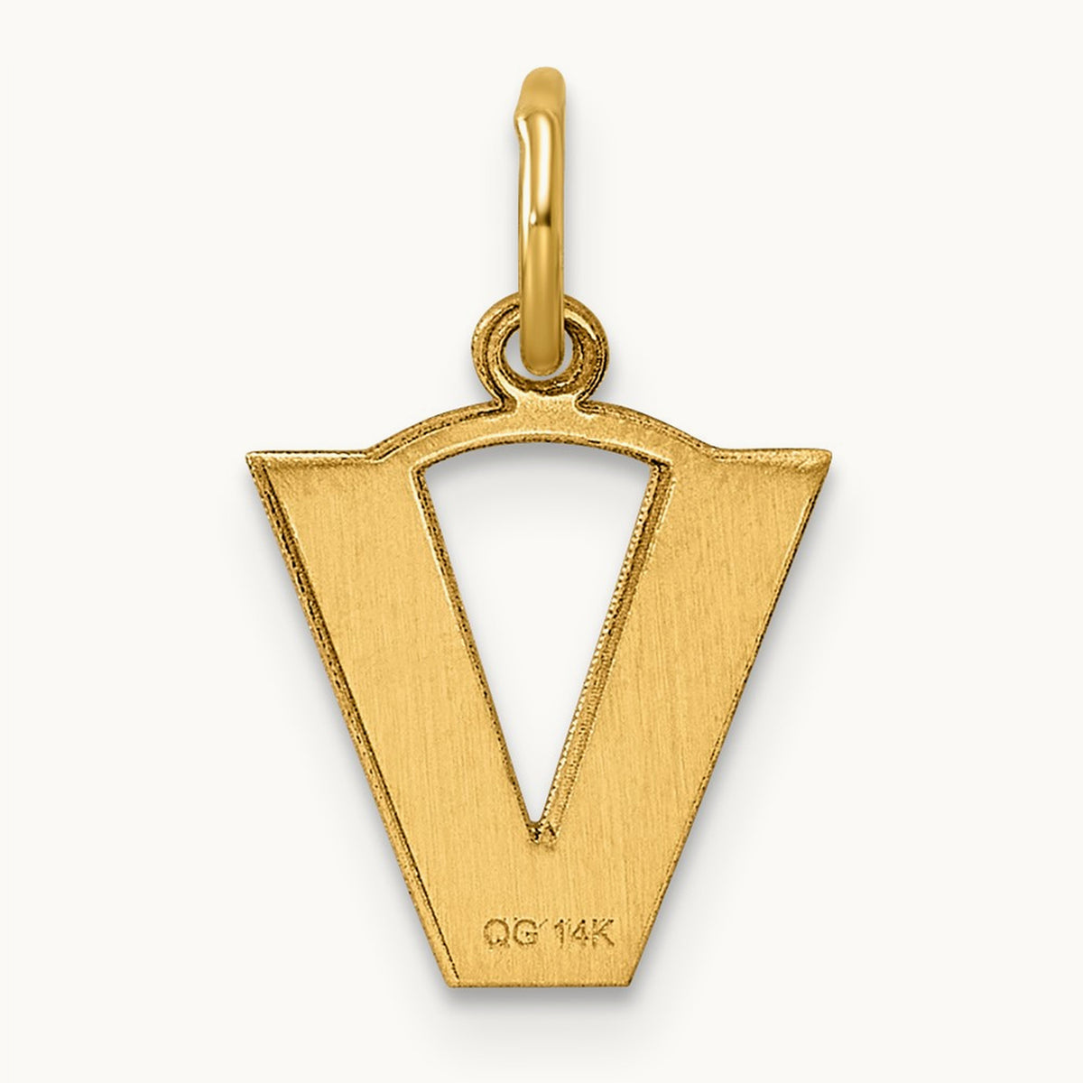 Initial Pendant — V