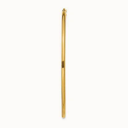 Single 14k Polished 2x65mm Lightweight Tube Hoop Earring