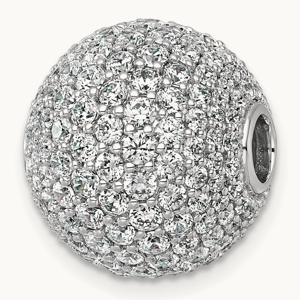 Sphere Slide Pendant, 4.25 ct tw Lab-Grown Diamond