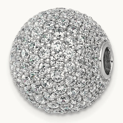 Sphere Slide Pendant, 4.25 ct tw Lab-Grown Diamond