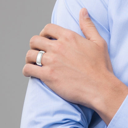 Bevel Edge Comfort Fit Band — photo set