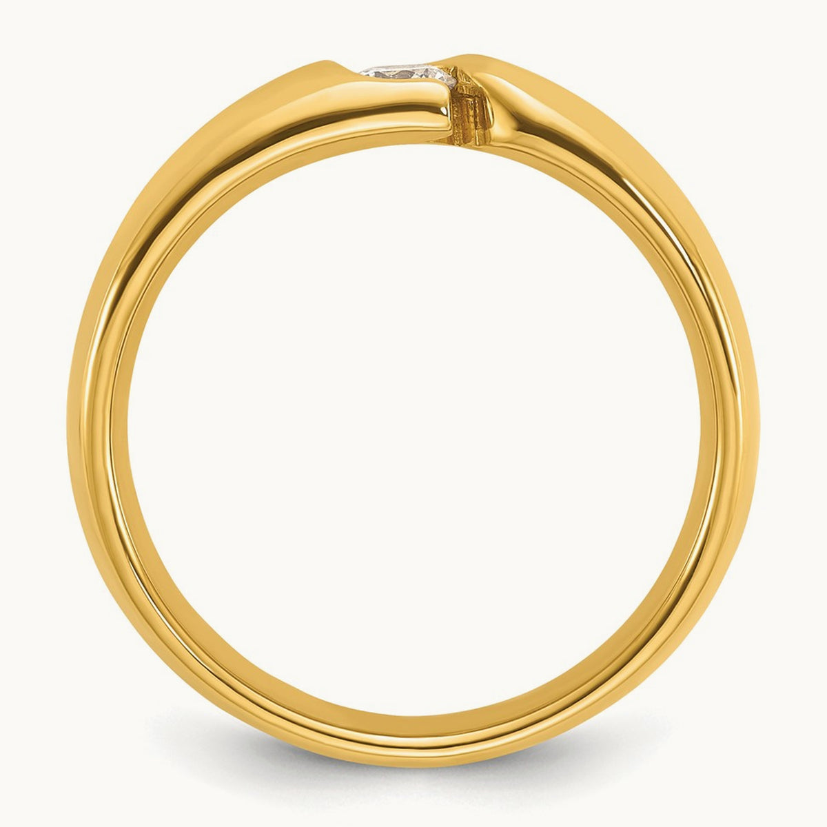 IBGoodman Men's Diamond Complete Ring, 14K