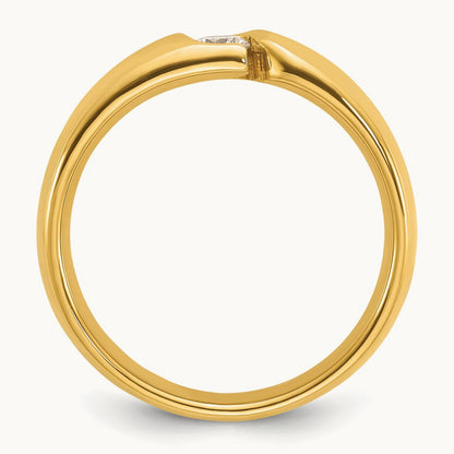 IBGoodman Men's Diamond Complete Ring, 14K
