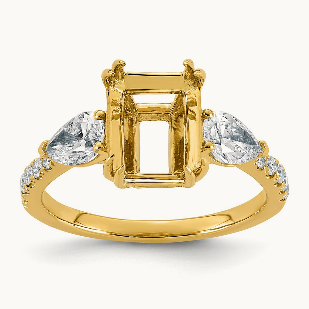 Semi-Mount Ring, 1.00 ct tw Lab-Grown Diamond
